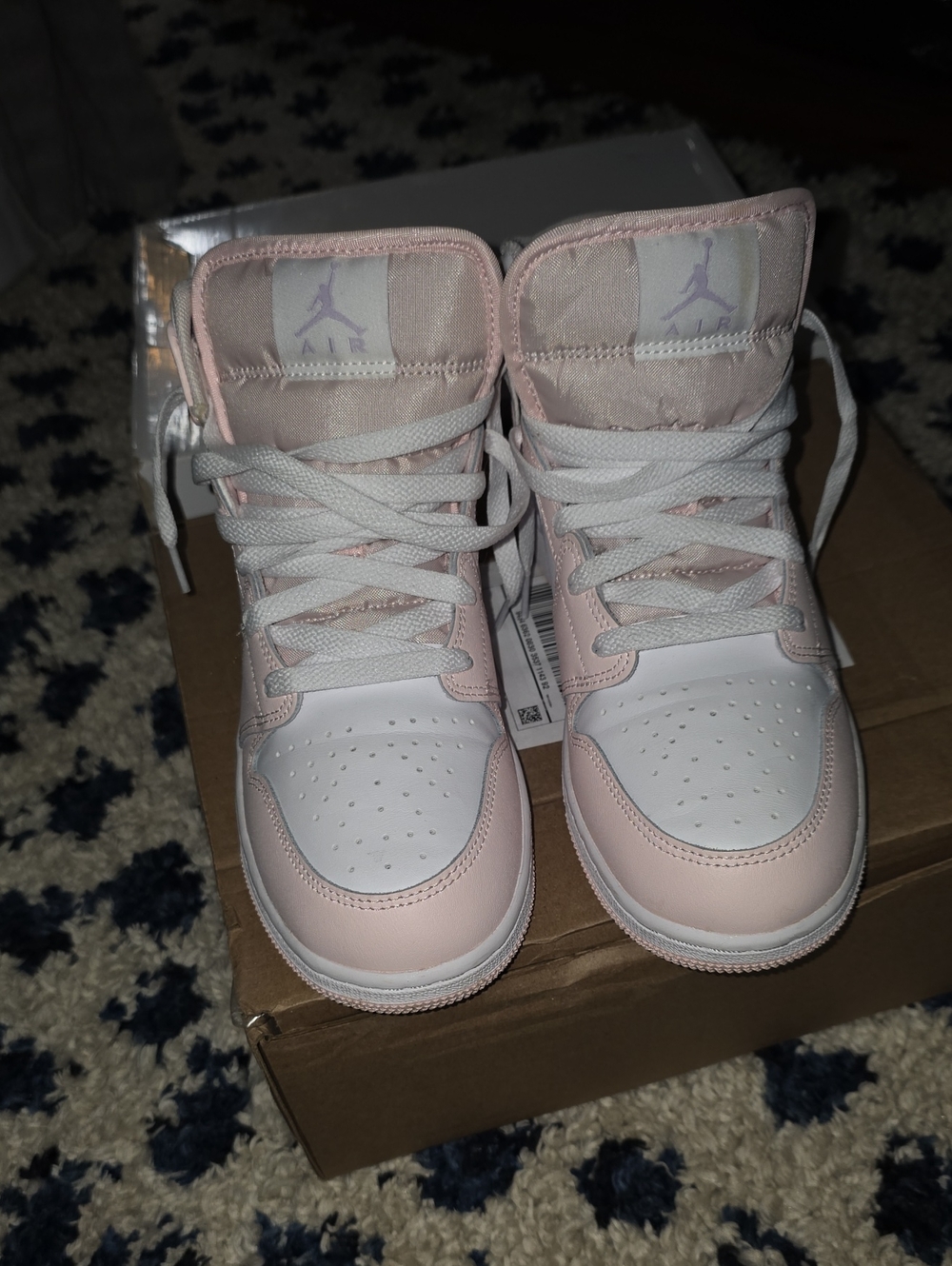 Air Jordan 1 Mid GS 'Pink Wash'